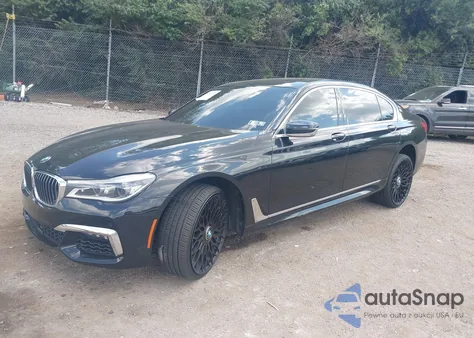 2019 BMW 750I xDrive из США, поврежденный, VIN WBA7F2C53KB240437